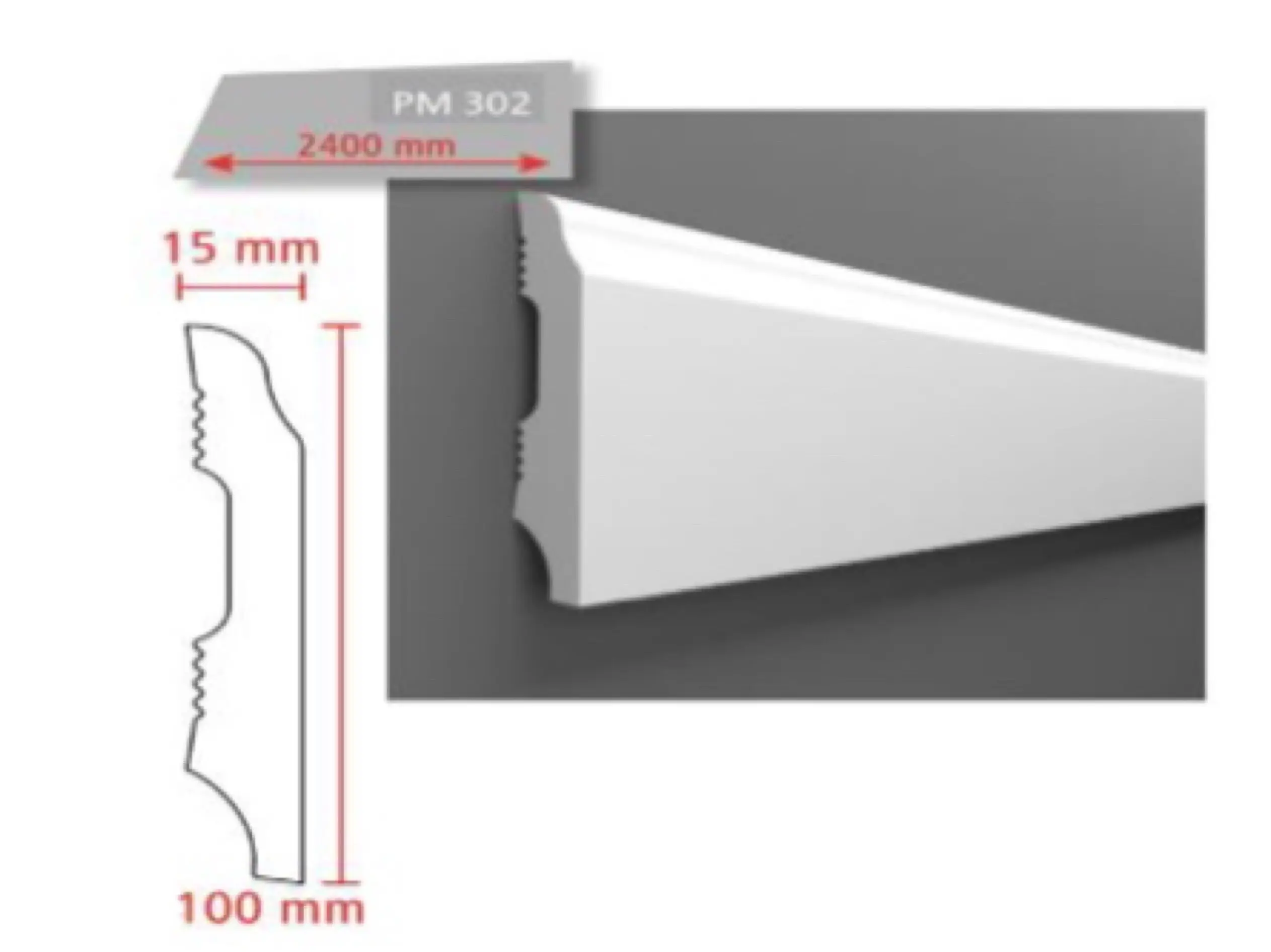 Полимерна лајсна PM-302 thumb 2