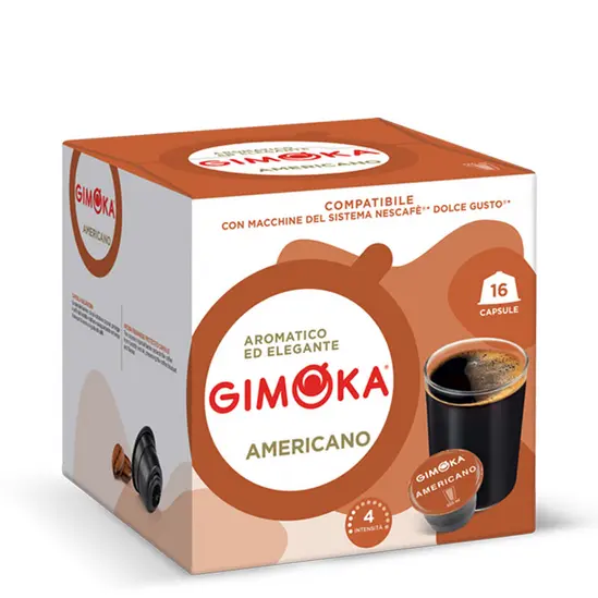 КАПСУЛИ GIMOKA AMERICANO DOLCE GUSTO 1/16