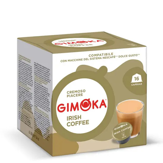 КАПСУЛИ GIMOKA Irish Coffee DOLCE GUSTO 1/16