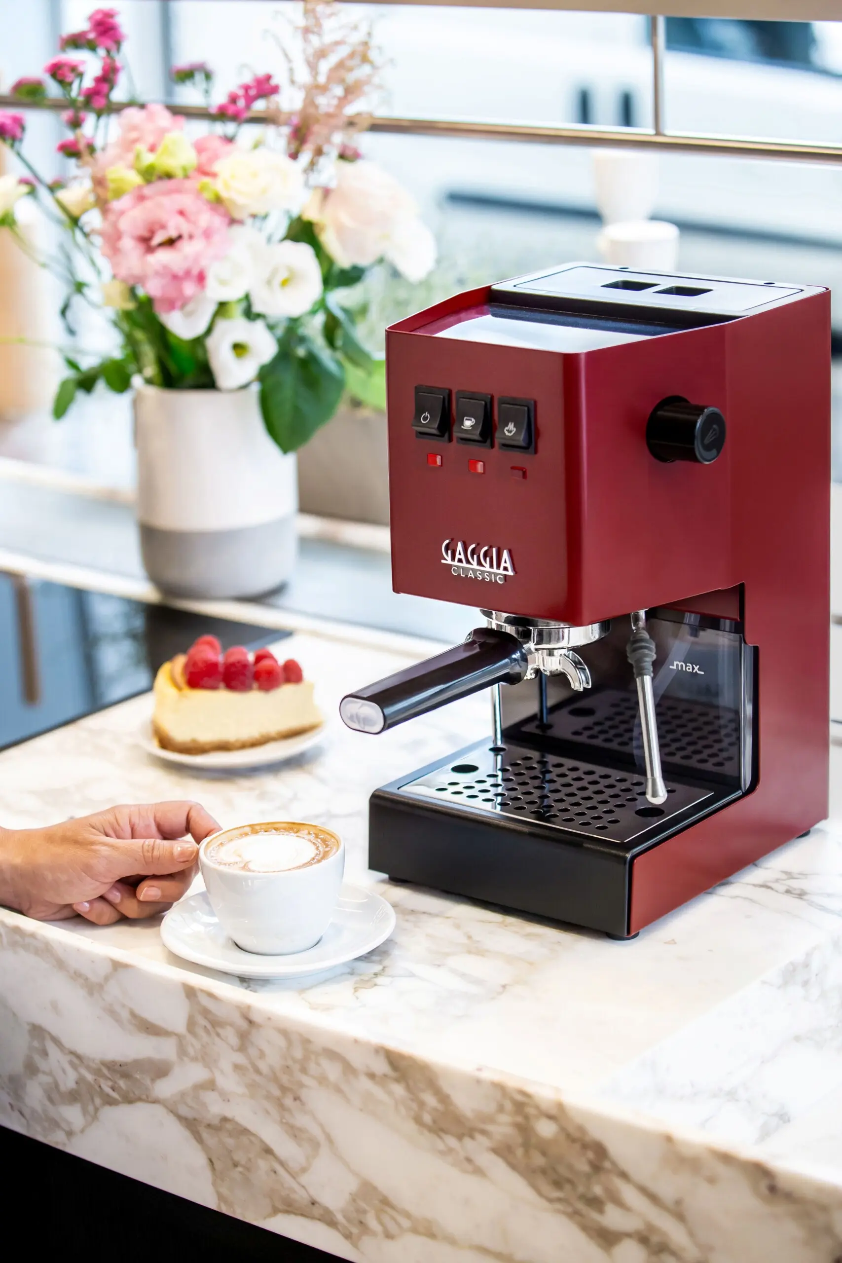 КАФЕМАТ GAGGIA CLASSIC E24 - cherry red thumb 3