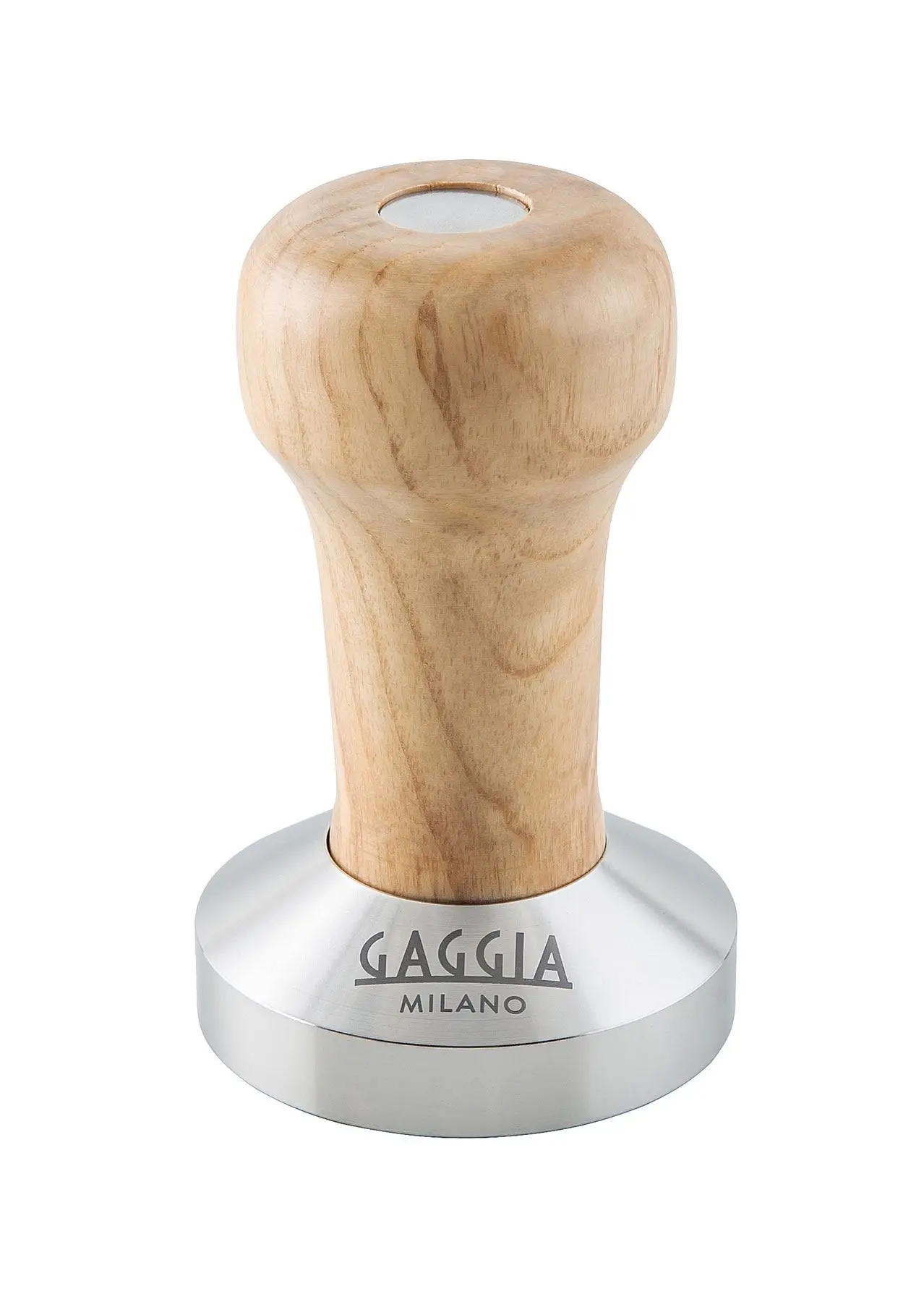 GAGGIA ТАМПЕР ОД НЕРЃОСУВАЧКИ ЧЕЛИК СО РАЧКА ОД ASH WOOD thumb 2