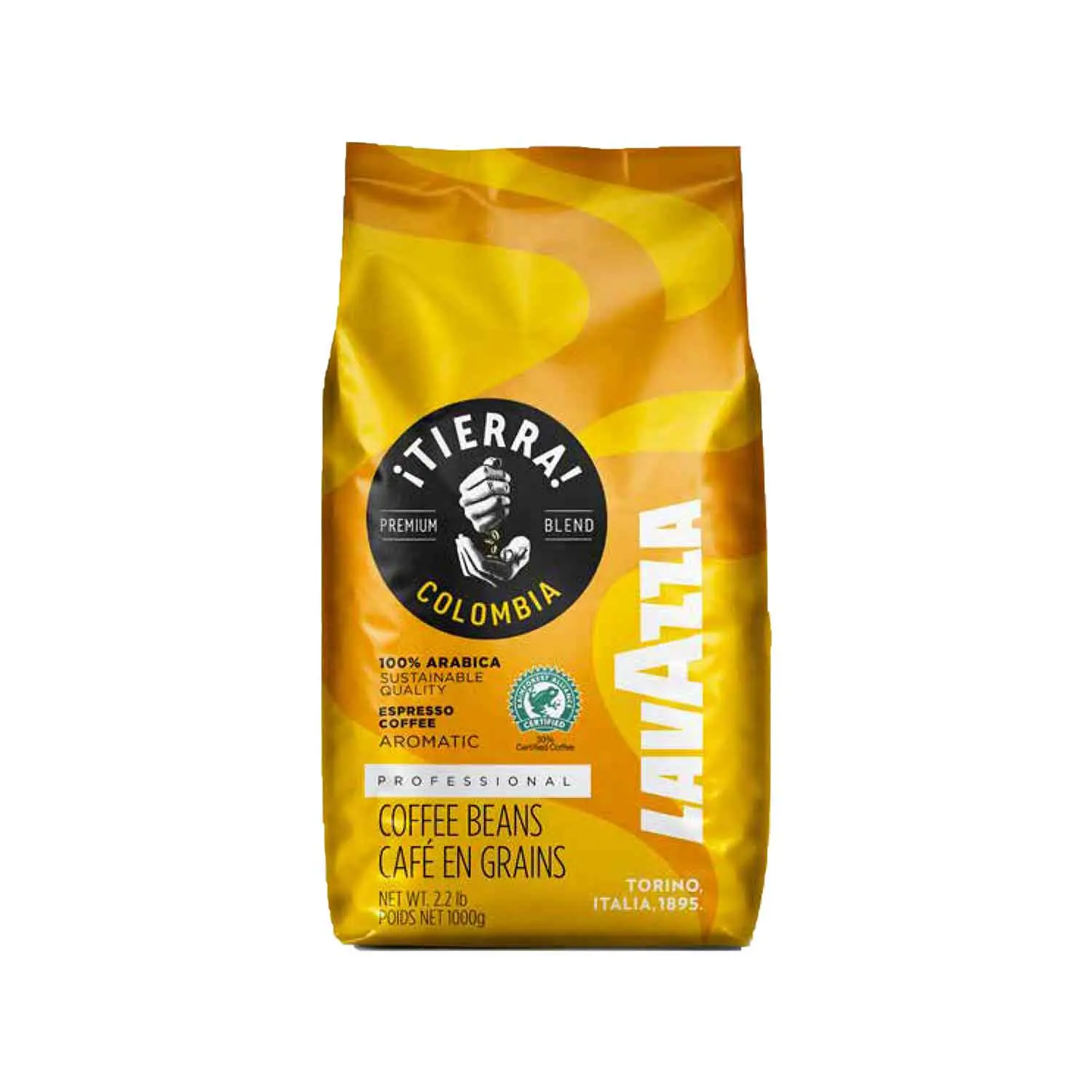 ЕСПРЕСО КАФЕ LAVAZZA TIERA COLUMBIA 1KG