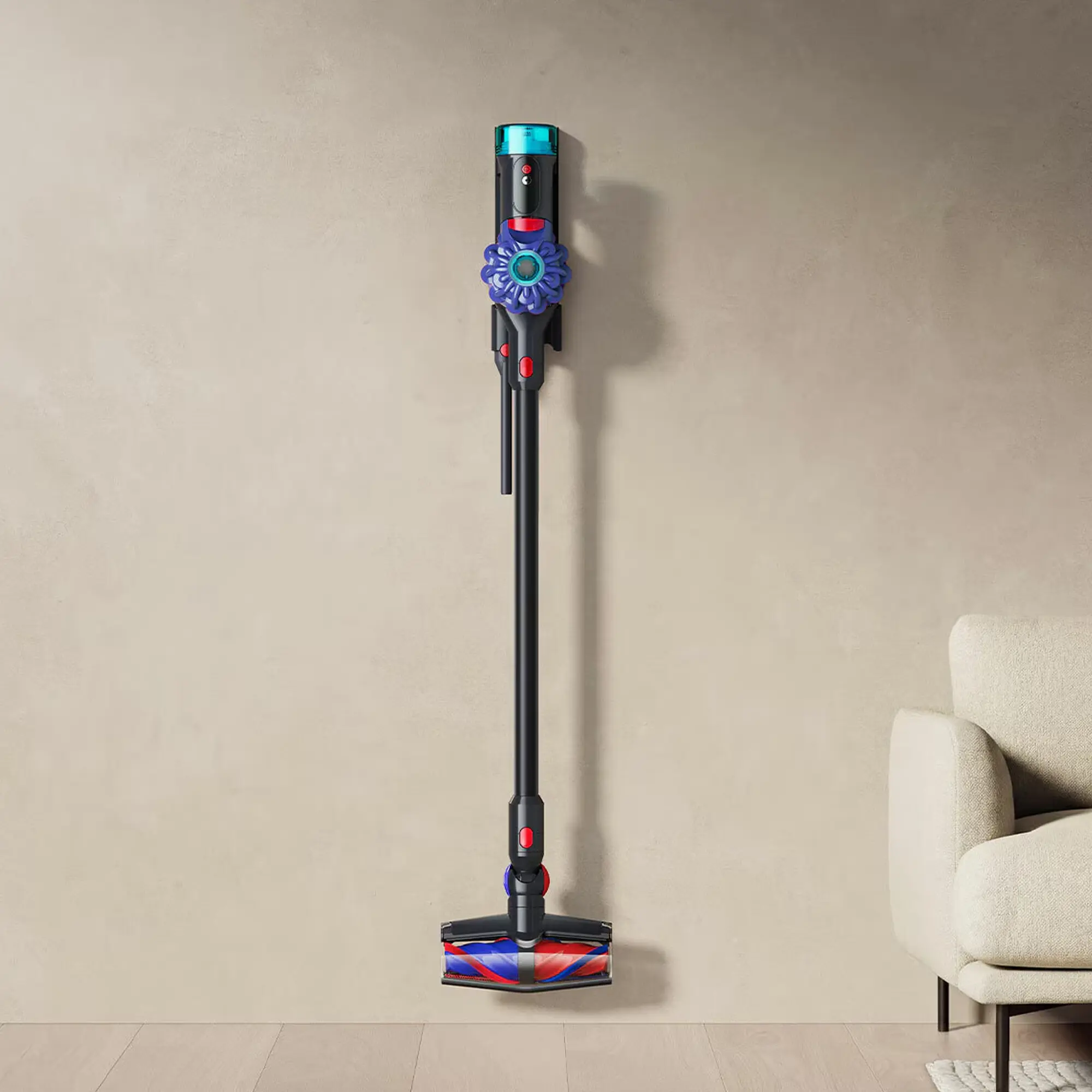 DYSON V10 KONICAL MOULDED VINCA/BLACK стик правосмукалка 419634 thumb 4