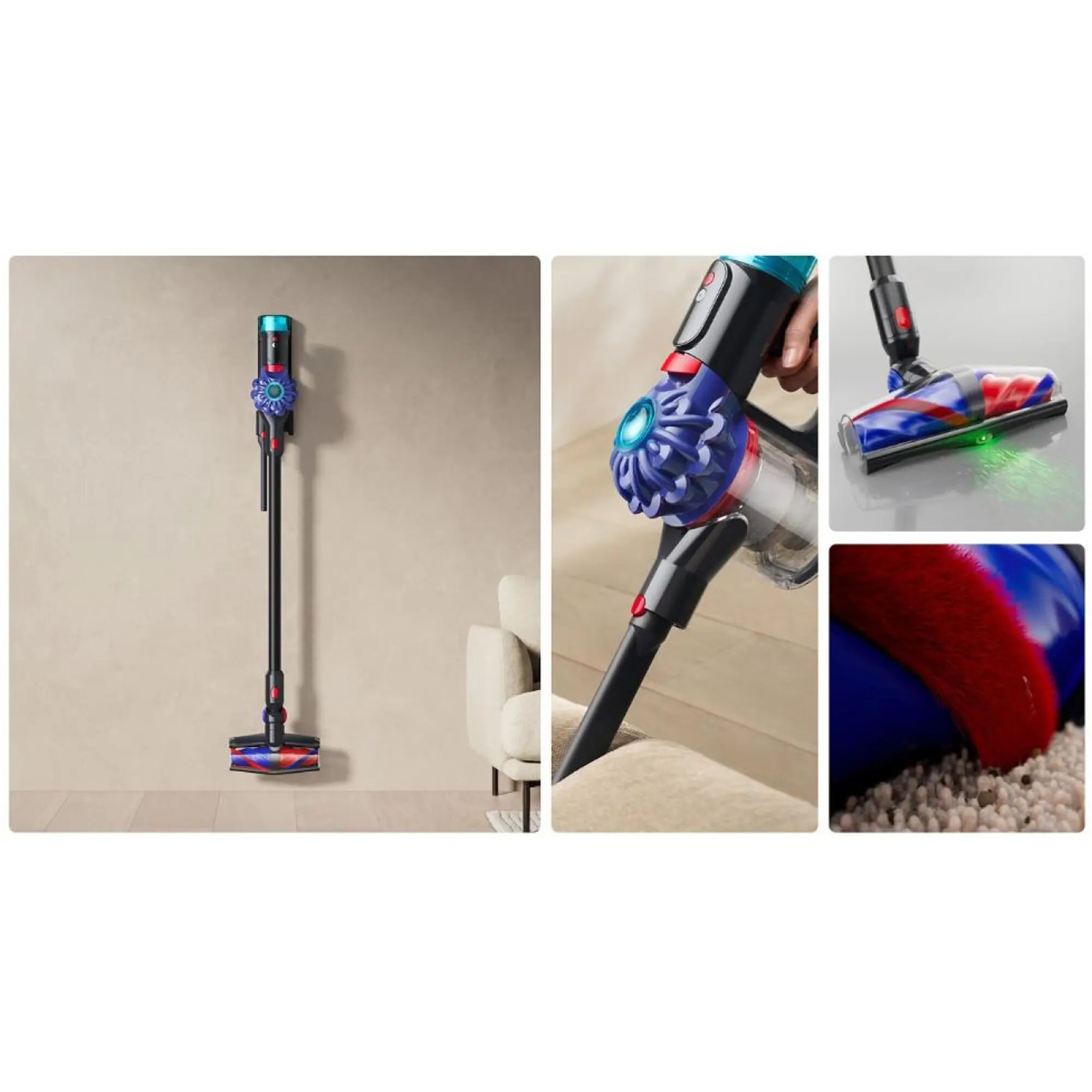 DYSON V10 KONICAL MOULDED VINCA/BLACK стик правосмукалка 419634 thumb 6