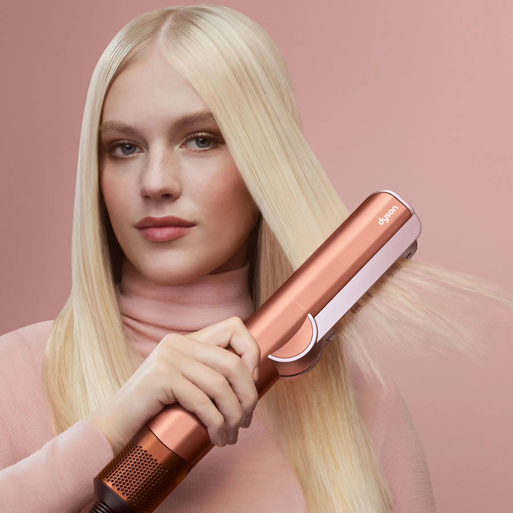DYSON AIRSTRAIT AMBER SILK/PINK CHAMPAGNE LIMITED EDITION преса за коса - 143343 thumb 4