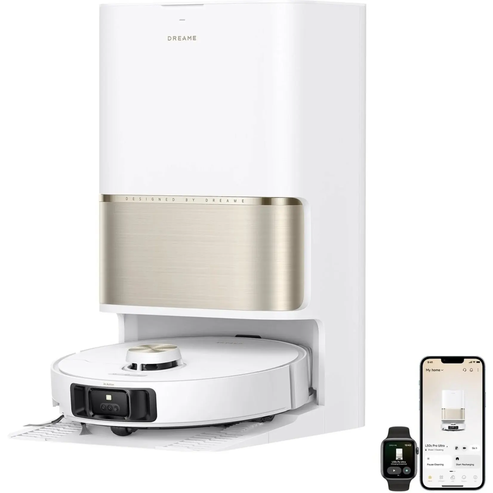 DREAME L50S PRO ULTRA WHITE робот правосмукалка thumb 2