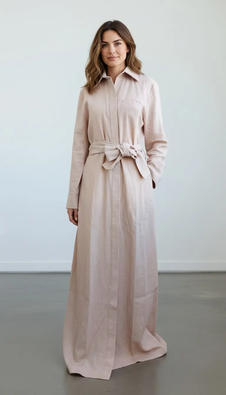 The Sculpted Trench Dress thumb 2