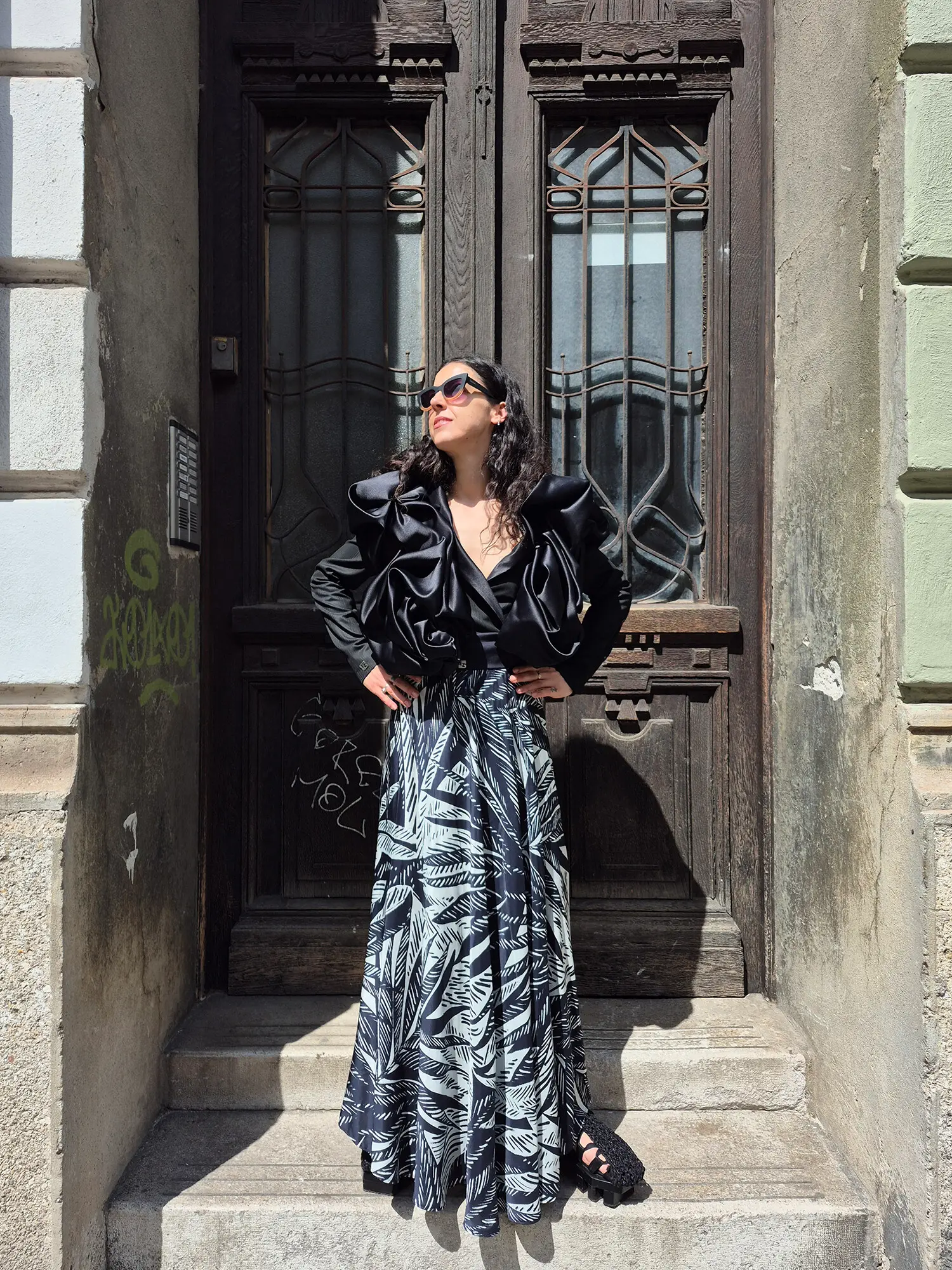 The Sculptural Ruffle Blazer thumb 3