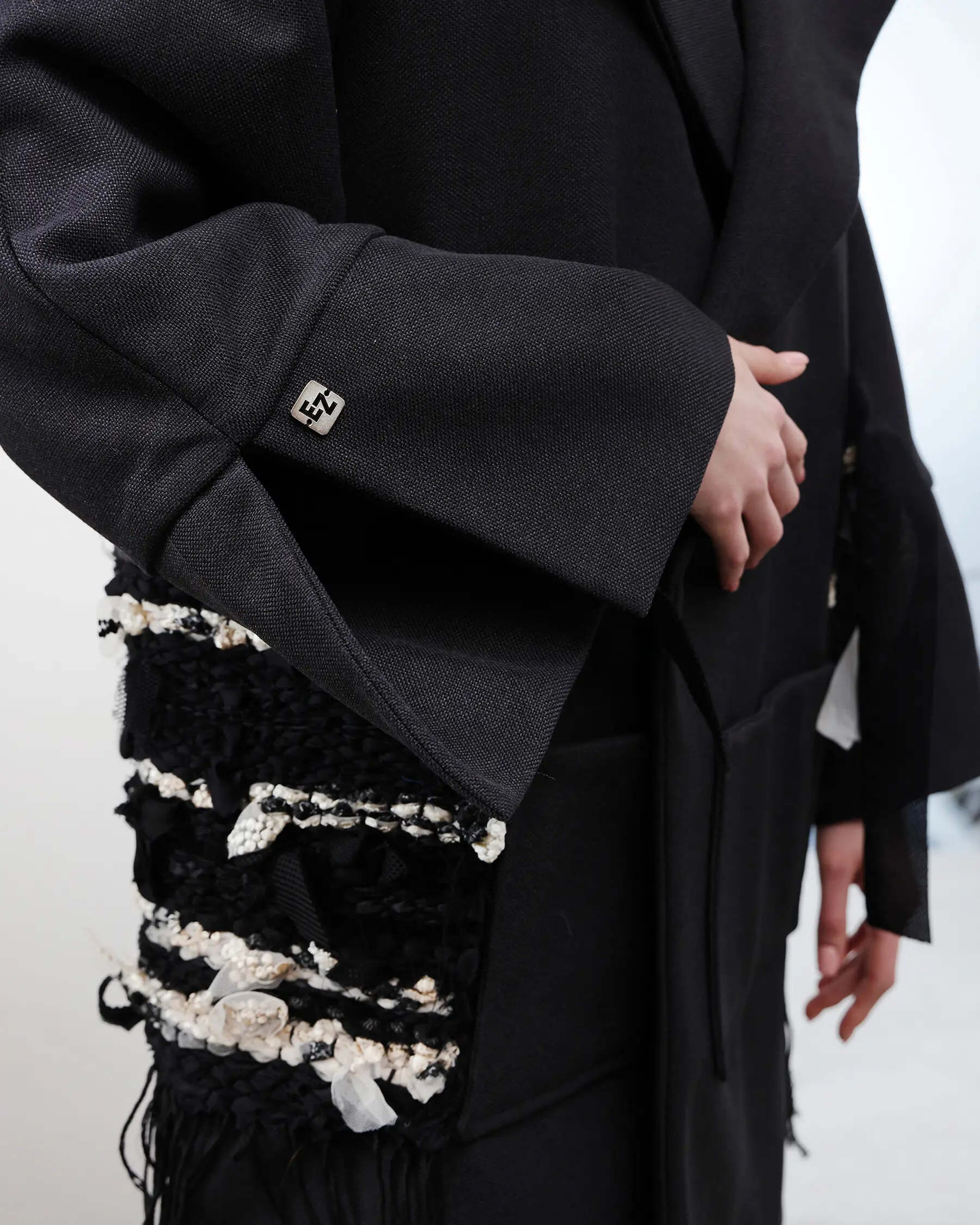Black unique coat thumb 3
