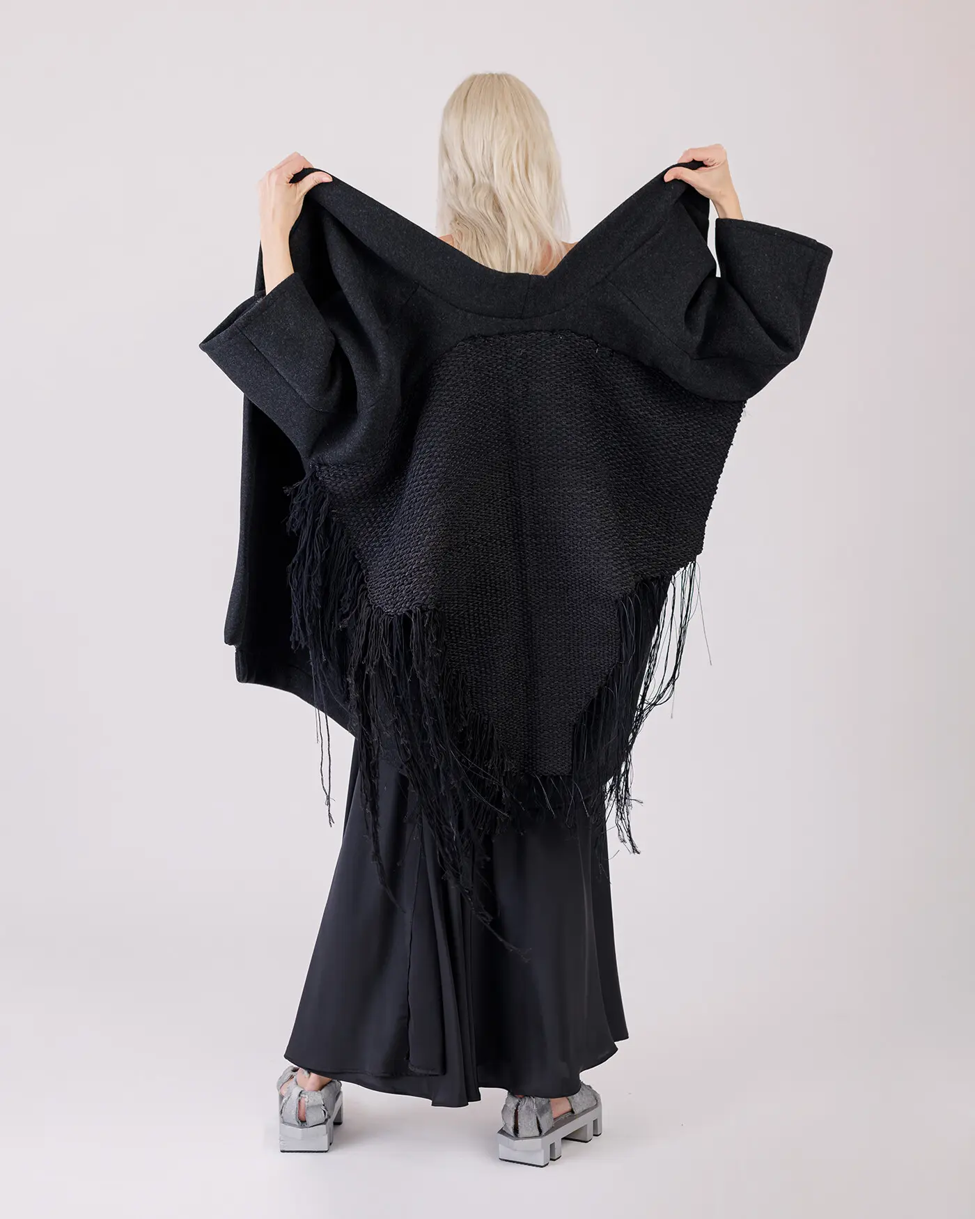Black Wool Coat thumb 4