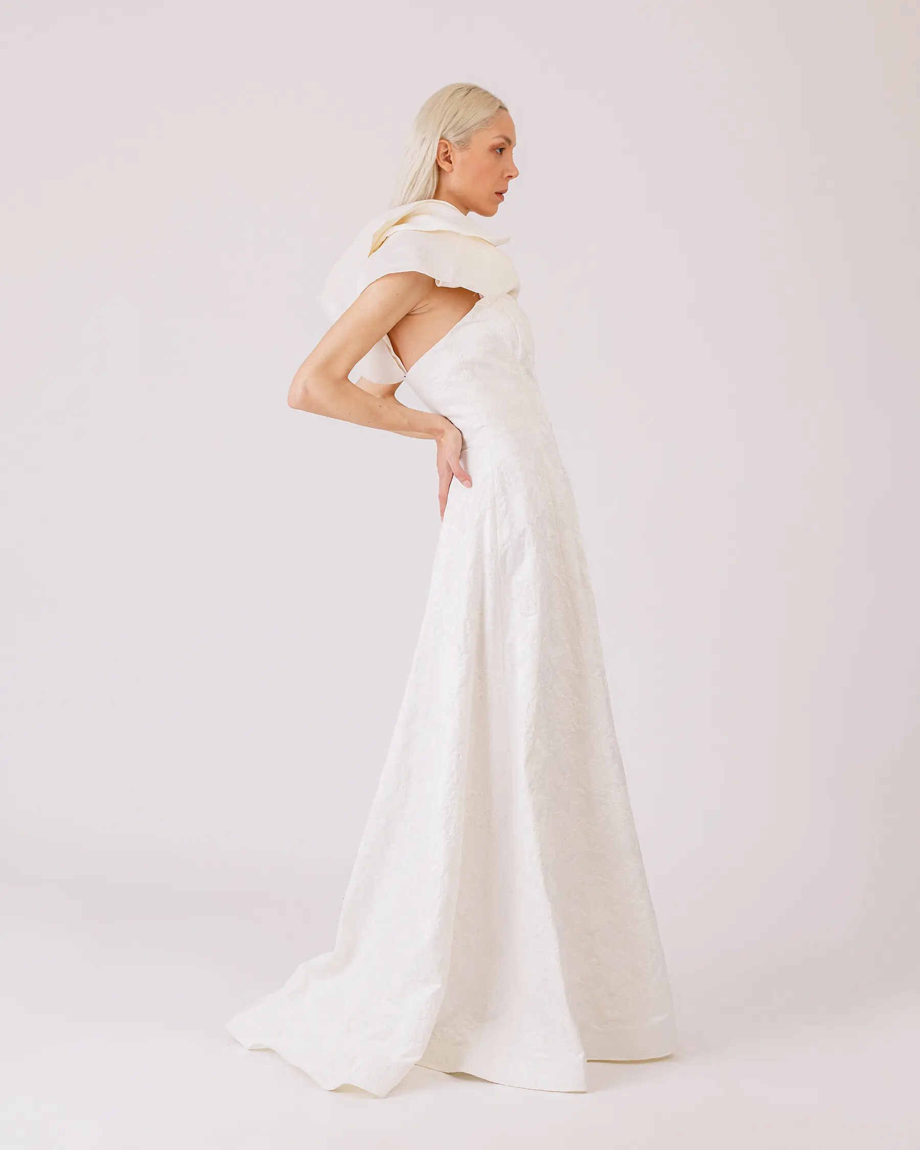 White mermaid dress thumb 3