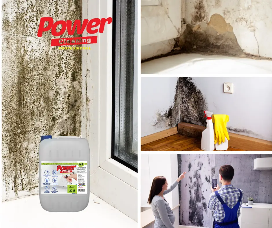 Power Cleaning M5 професионално средство за чистење на мувла и габи. 20 литри thumb 2