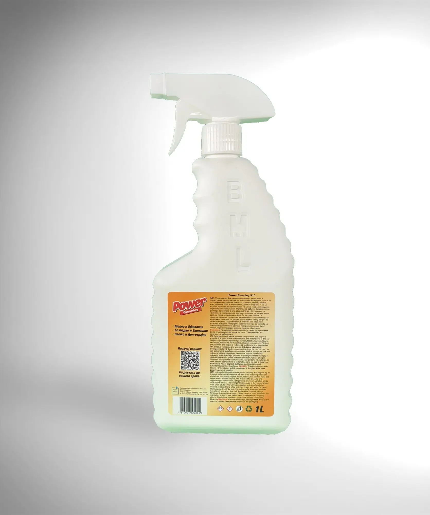 Power Cleaning S10 професионален концентриран детергент за чистење и одмастување на флеки и нечистотии. 1 литар thumb 2