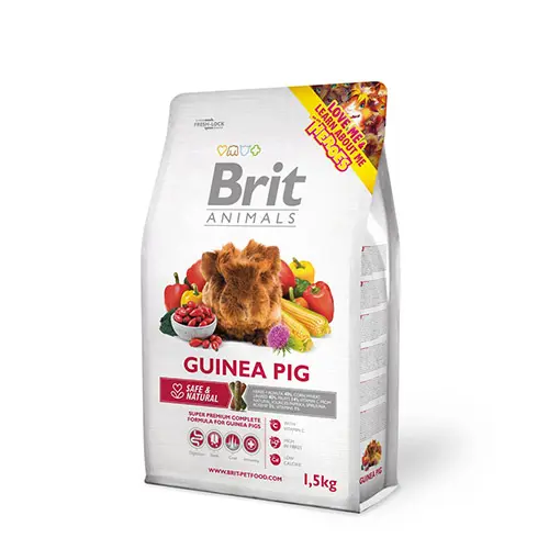 Brit Animals GUINEA PIG Complete – Брит Суперпремиум храна за Морско прасе [Вреќа 1.5кг]