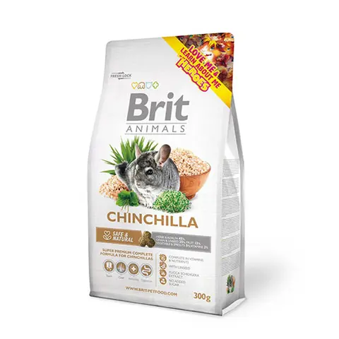 Brit Animals Chinchila Complete – Брит Суперпремиум храна за Чинчила [Вреќа 300гр]