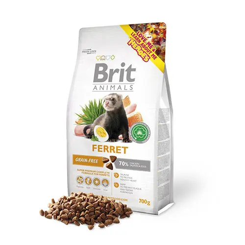 Brit Animals Ferret Complete – Брит Суперпремиум храна за Феретка [Вреќа 700гр]