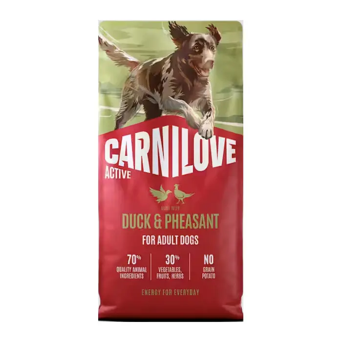 Carnilove Active Grain & Potato Free Duck & Pheasant for Adult Dogs [Вреќа 12кг]