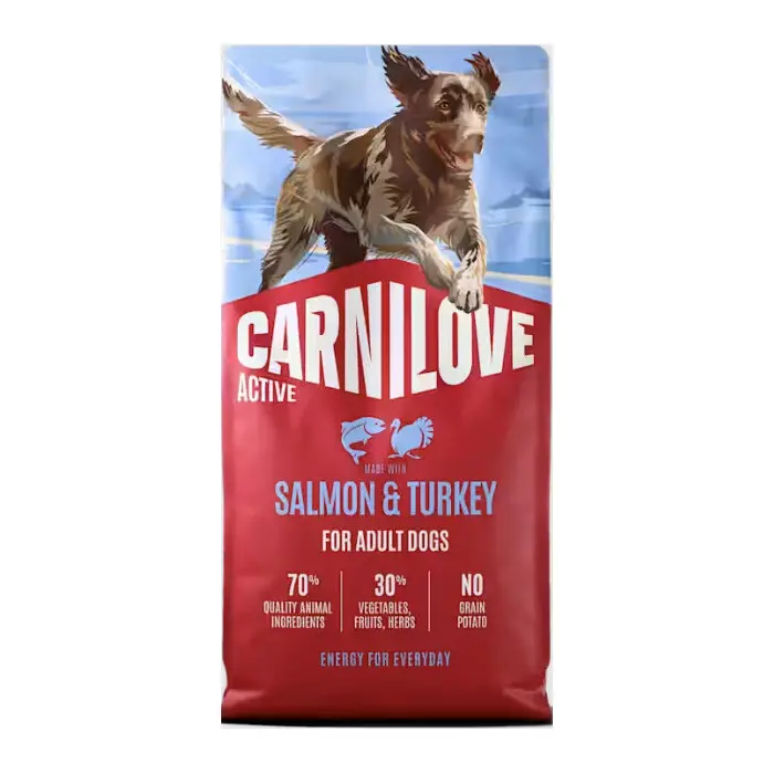 Carnilove Active Grain & Potato Free Active Salmon & Turkey for Adult Dogs [Вреќа 12кг]