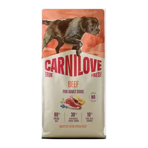Carnilove True Fresh Grain & Potato Free Beef for Adult Dogs [Вреќа 12кг]