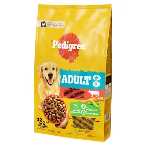 PEDIGREE ADULT Крекери со Телешко и Зеленчук [Вреќа 12кг]