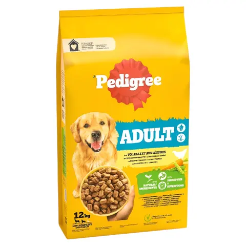 PEDIGREE ADULT Крекери со Пилешко и Зеленчук [Вреќа 12кг]