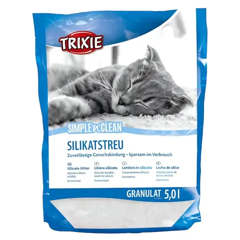 Trixie Simple’n’Clean Silicate Litter [Вреќа 5л]