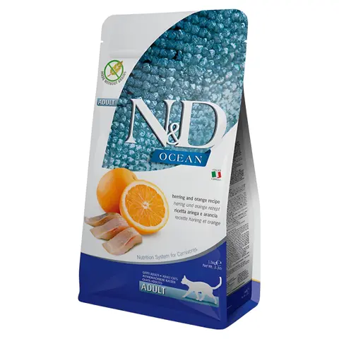N&D Herring & Orange Adult [Вреќа 10кг]