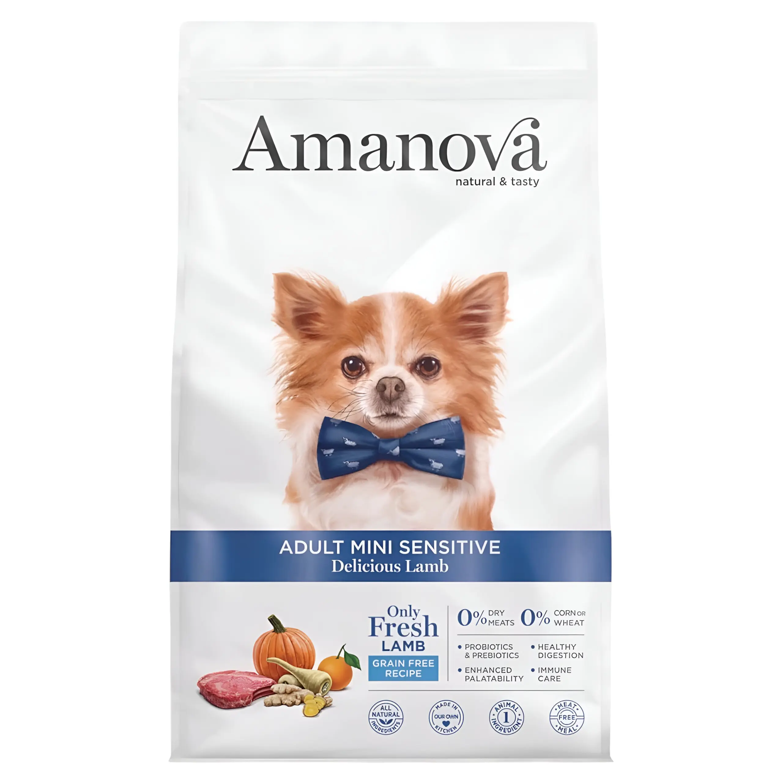 Amanova Adult Mini Sensitive – Delicious Lamb [Вреќа 7кг] thumb 1