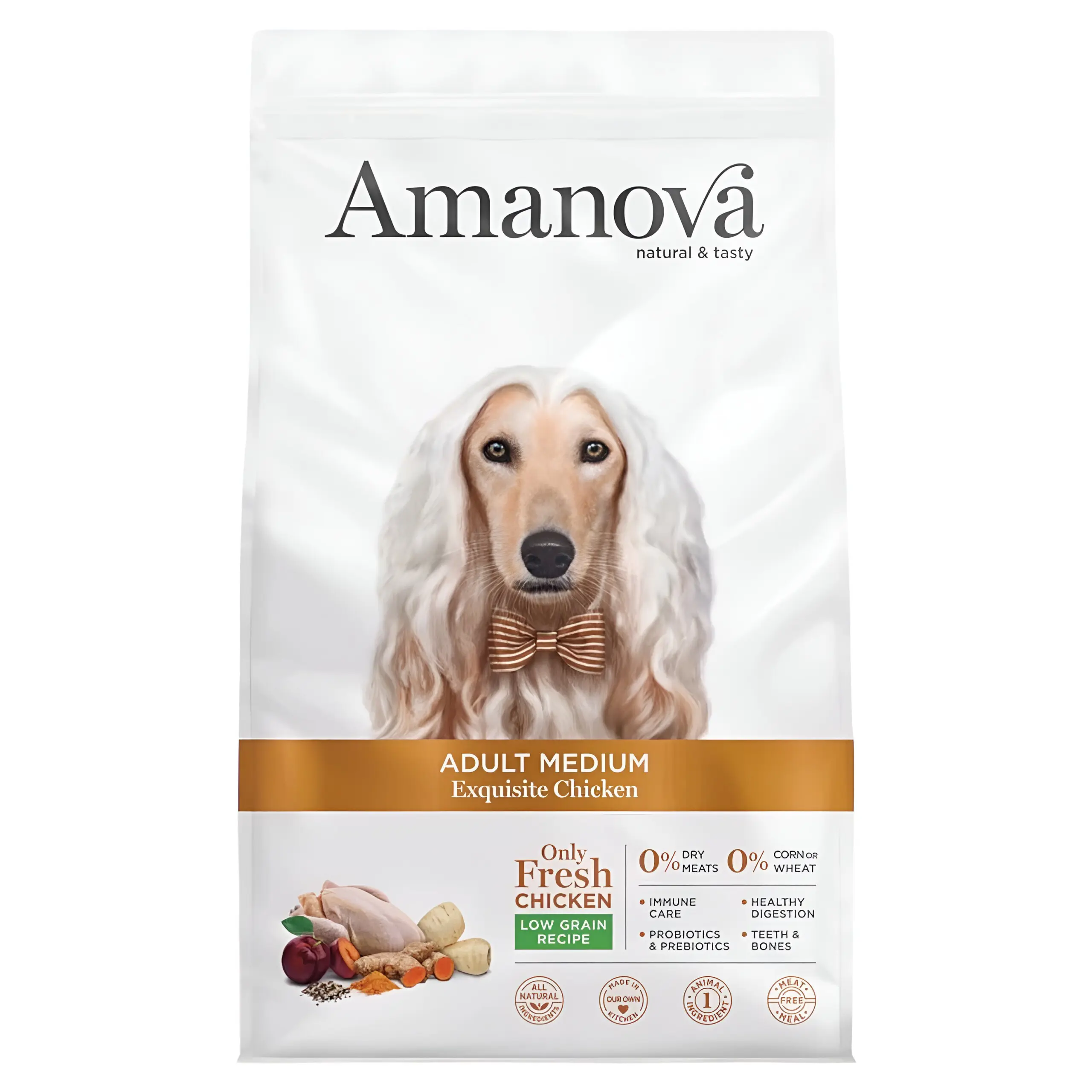 Amanova Adult Medium – Exquisite Chicken [Вреќа 12кг] thumb 1