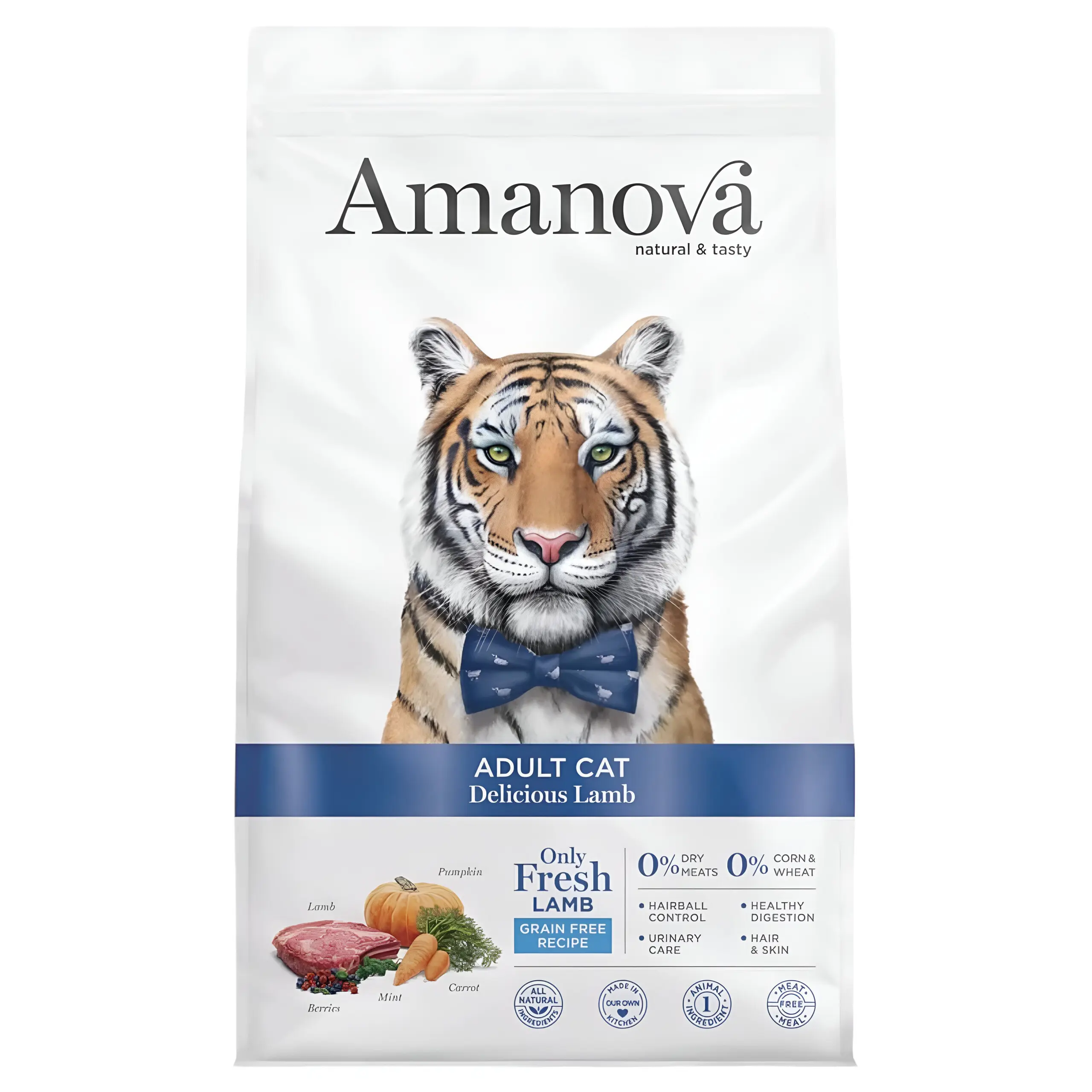 Amanova Adult Cat – Delicious Lamb [Вреќа 4кг] thumb 1