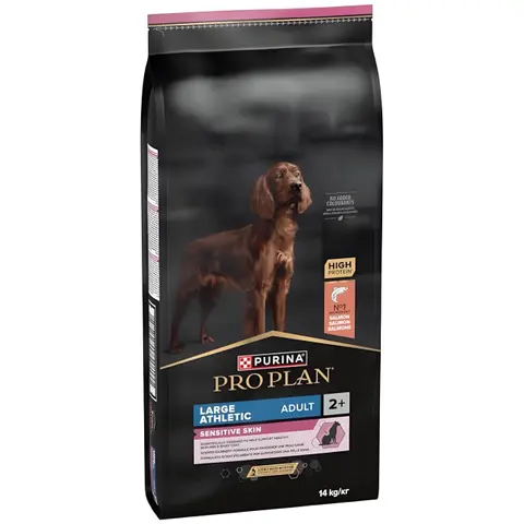 Purina Pro Plan Large Atletic ADULT Sensitive Skin Крекери со Лосос [Вреќа 14кг]