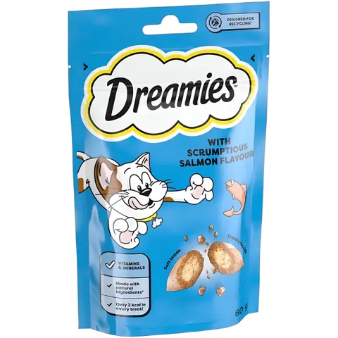 Dreamies Favourites Награди за мачки со вкус на Лосос [Кесичка 60гр]