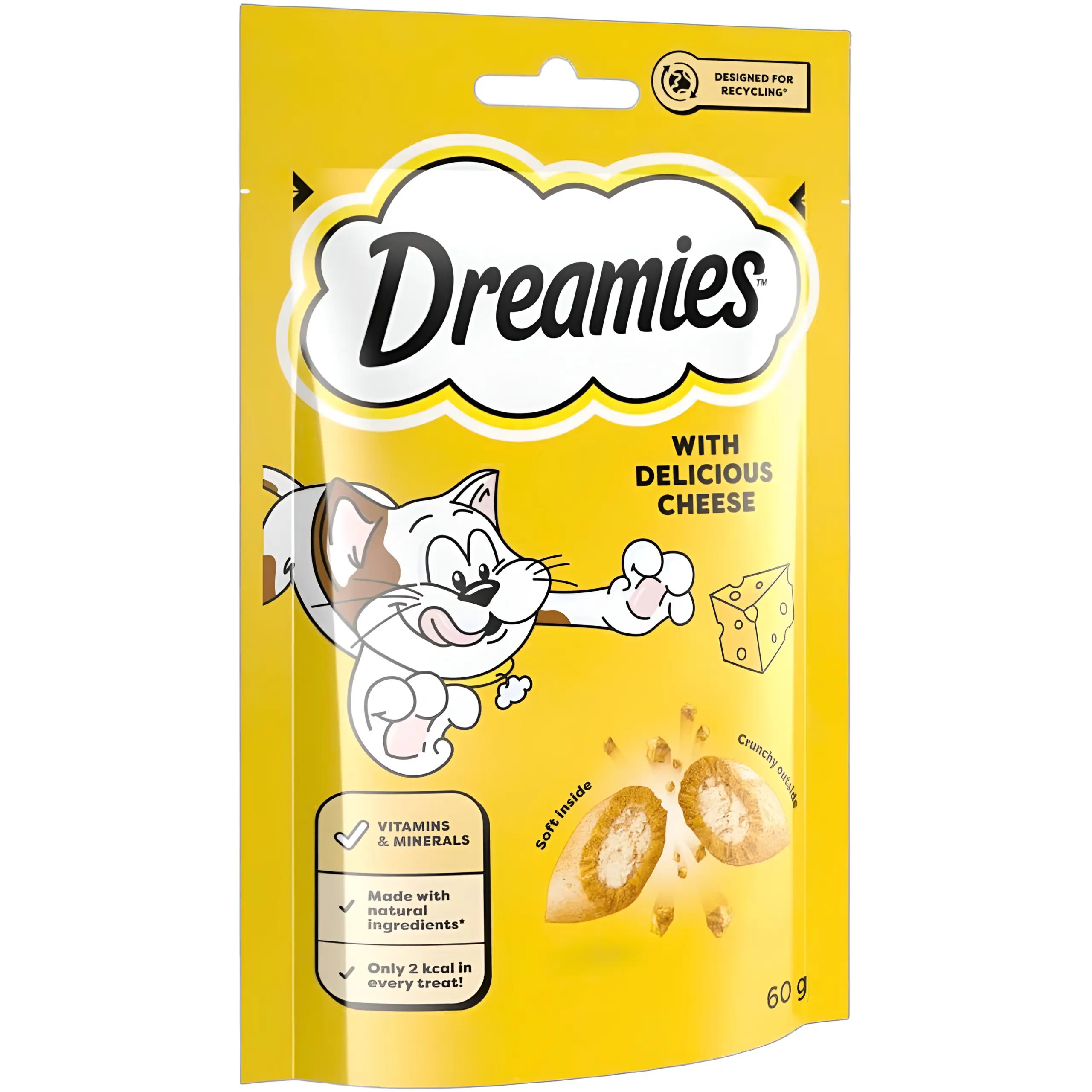 Dreamies Favourites Награди за мачки со вкус на Сирење [Кесичка 60гр] thumb 1