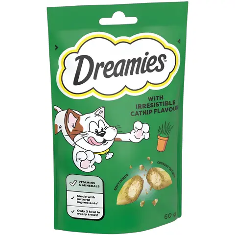 Dreamies Favourites Награди за мачки со вкус на Катнип [Кесичка 60гр]
