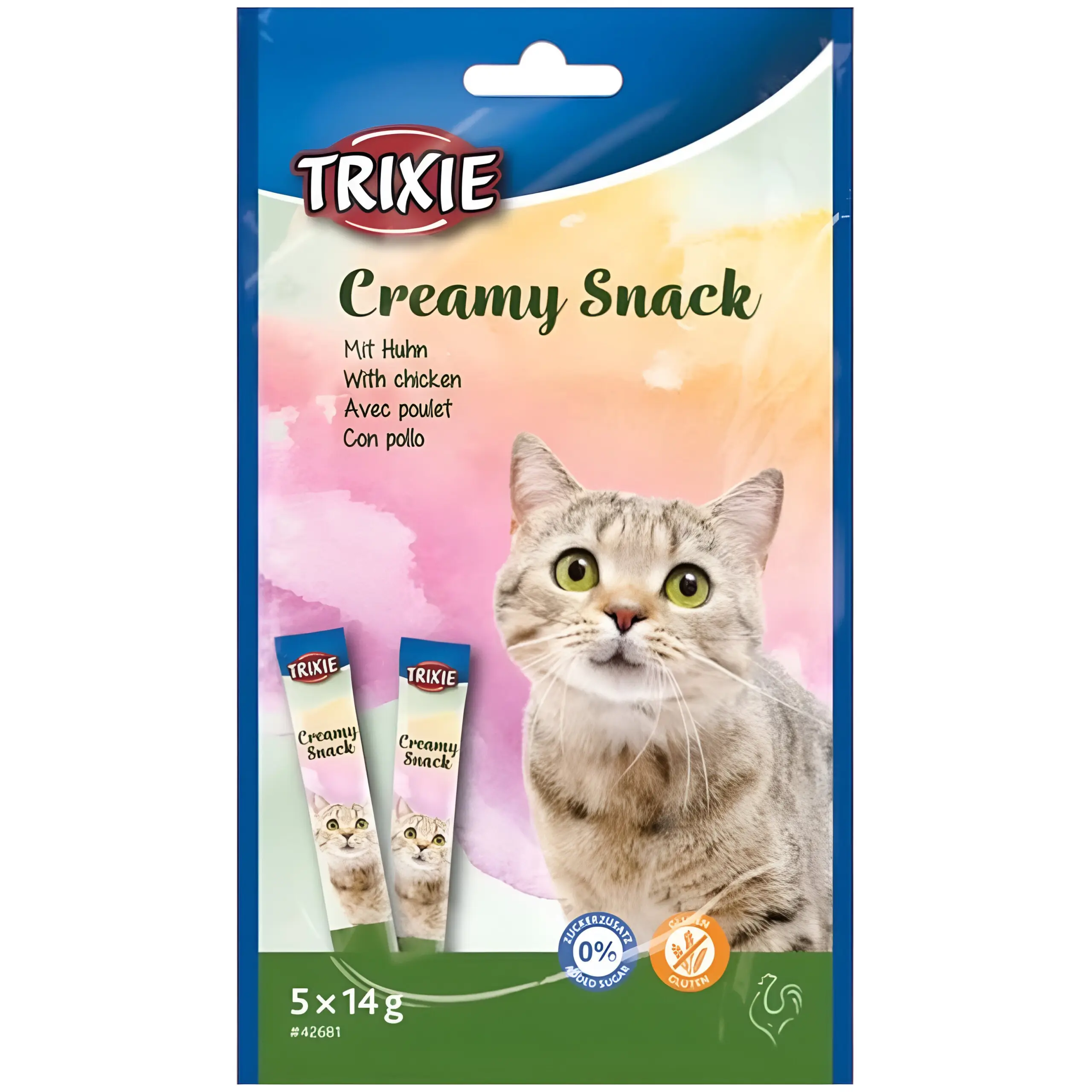 Trixie Creamy Snack со Пилешко Филе [Кесичка 5x14гр]