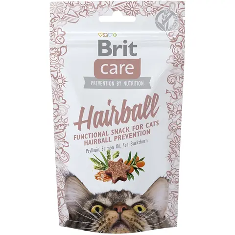 Brit Care Cat Snack Hairball [Кесичка 50гр]