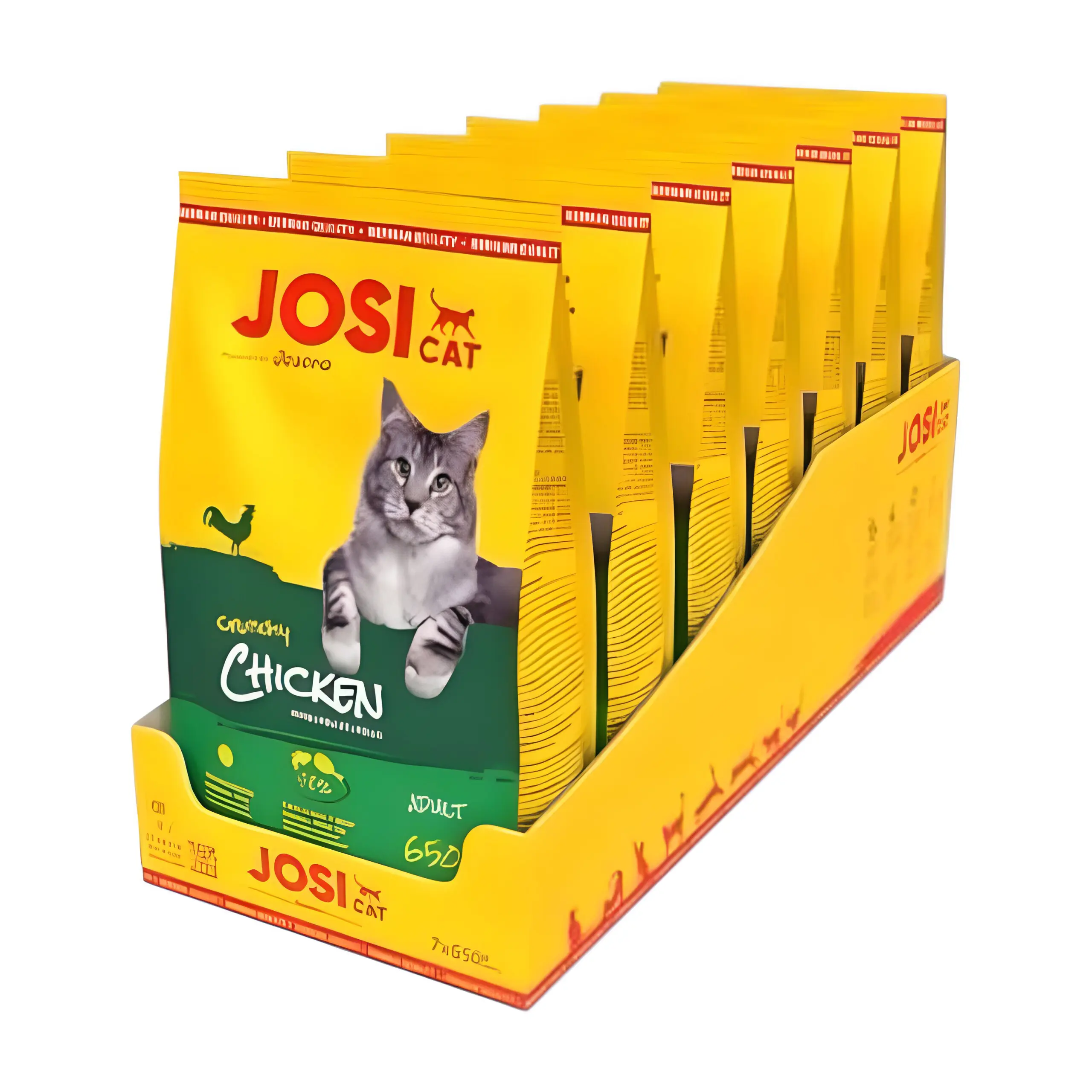 Josera JosiCat Crunchy Chicken 650гр – Пакет 6 + 1 ГРАТИС