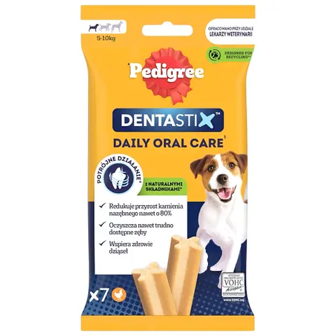Pedigree Dentastix Стапчиња со вкус на Пилешко [Кесичка 110гр]