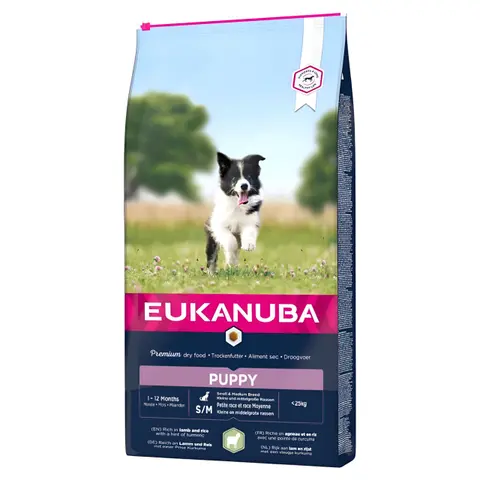 Eukanuba Puppy Small & Medium Breed Lamb & Rice [Вреќа 12кг]