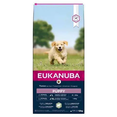 Eukanuba Puppy Large & XL Breeds Lamb & Rice [Вреќа 12кг]