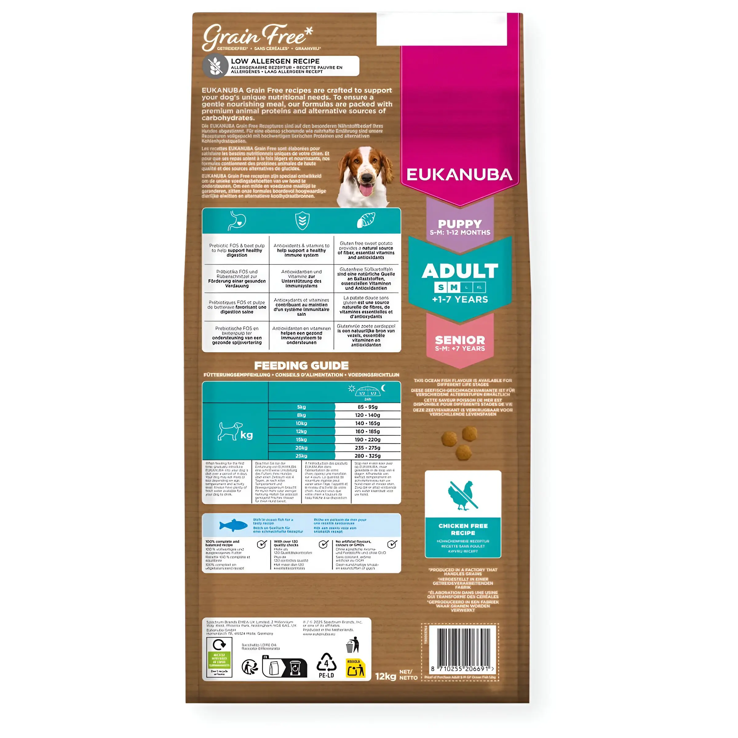 Eukanuba Grain Free Adult Small & Medium Breed Ocean Fish thumb 2