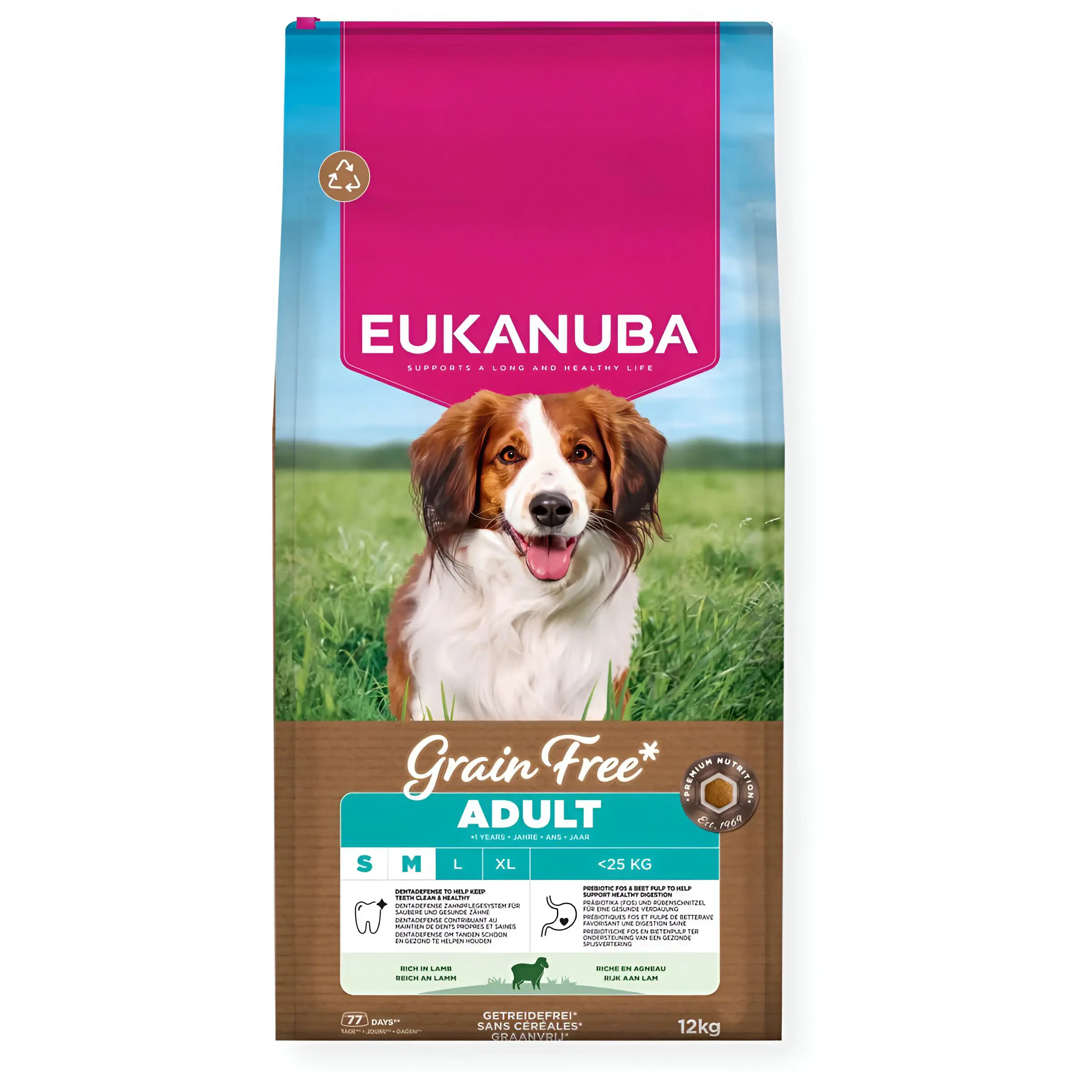 Eukanuba Grain Free Adult Small & Medium Breed Lamb [Вреќа 12кг] thumb 1