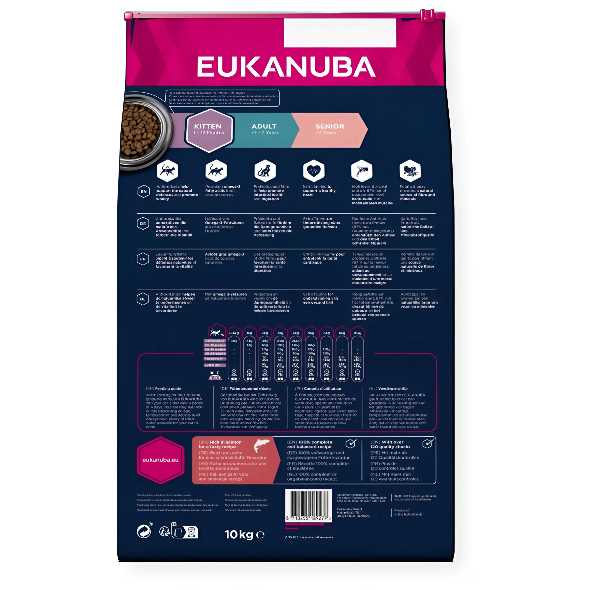 Eukanuba Grain Free Cat Kitten Salmon [Вреќа 10кг] thumb 2