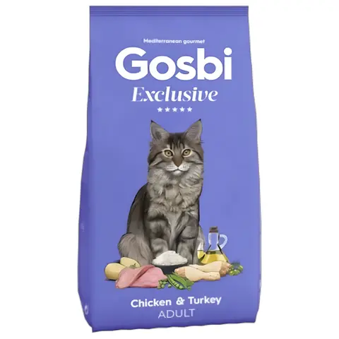 Gosbi Exclusive Cat Chicken & Turkey Adult [Вреќа 6кг]