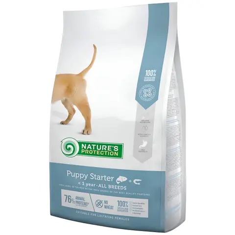Nature’s Protection Puppy Starter Salmon with Krill [Вреќа 18кг]