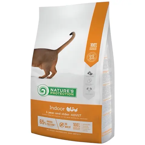 Nature’s Protection Indoor Adult Cat Poultry [Вреќа 18кг]