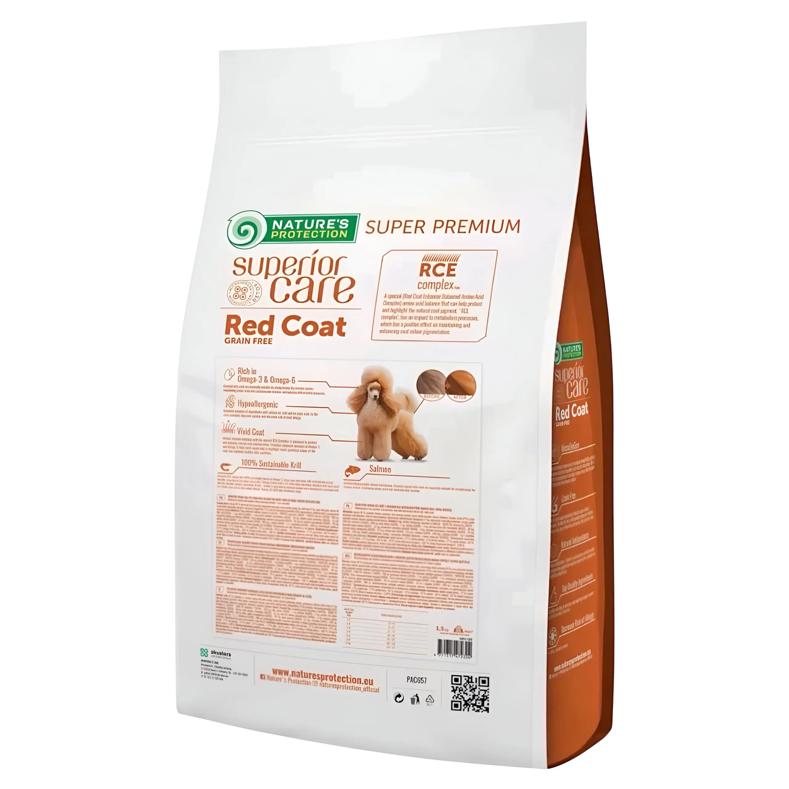 Nature’s Protection Superior Care Red Coat Grain Free Salmon Adult [Вреќа 1,5кг] thumb 2