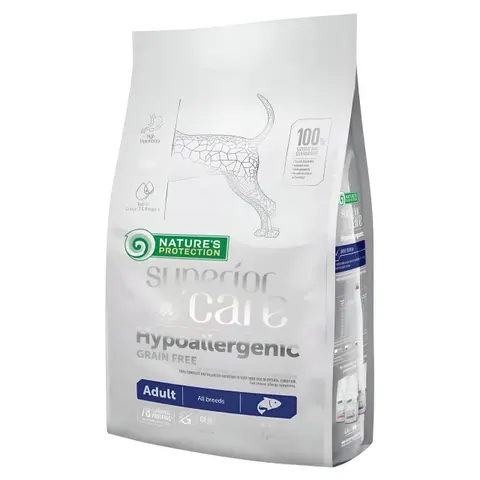 Nature’s Protection Superior Care Hypoallergenic Grain Free Salmon Adult [Вреќа 1,5кг]
