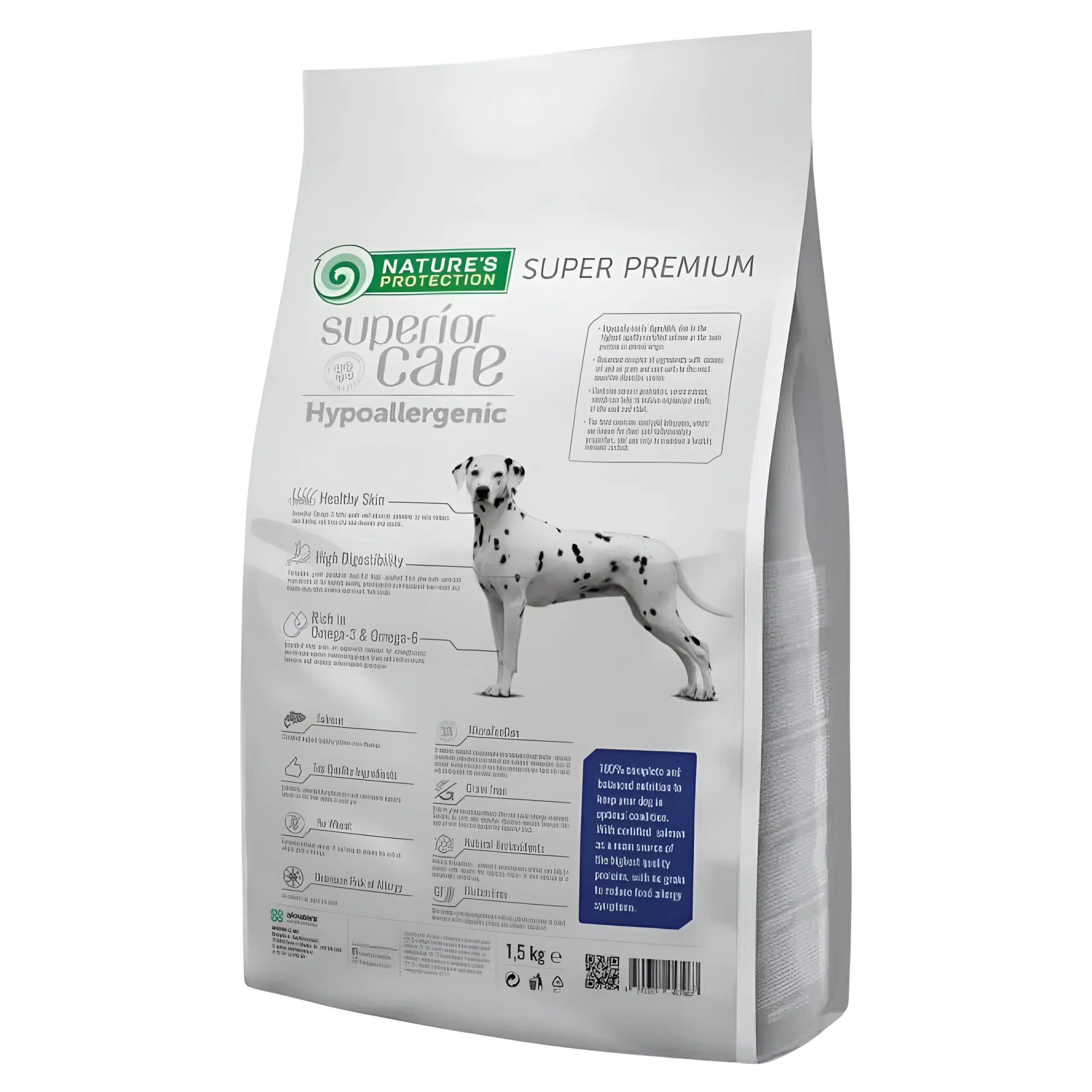 Nature’s Protection Superior Care Hypoallergenic Grain Free Salmon Adult [Вреќа 1,5кг] thumb 2