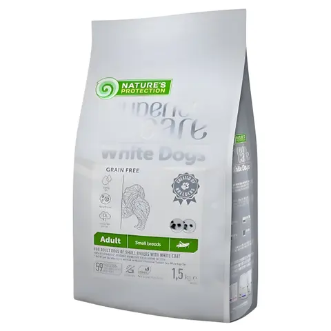 Nature’s Protection Superior Care White Dog Grain Free With Insect Adult Small Breed [Вреќа 1,5кг]